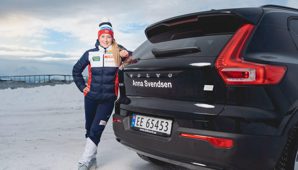 TROMSØ: Skiløper Anna Svendsen har vært på landslaget siden 2019. Hun er takknemlig for støtten fra Bil i Nord, som gjør det mulig for henne å satse på heltid. Foto: Trond Tomassen, iNord