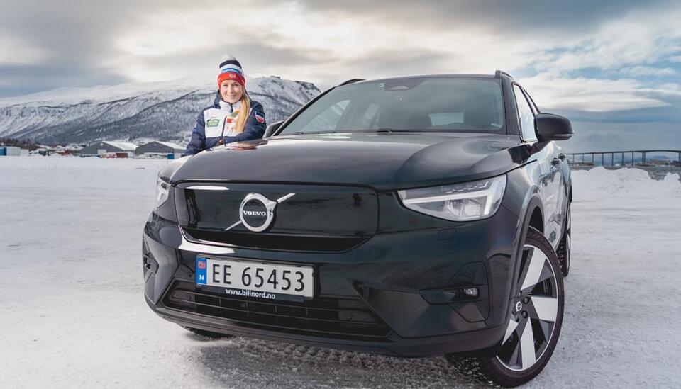 VALGTE EL: Skiløper Anna Svendsen fikk en god opplevelse når hun prøvde Volvo XC40.