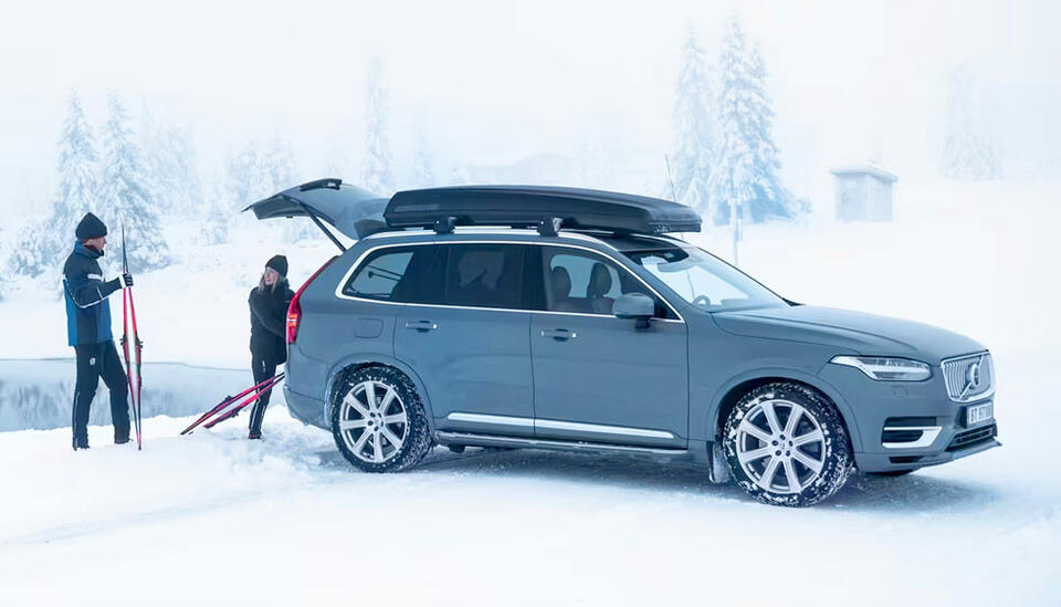 VINTERBIL: Ingen grunn til å frykte nordnorsk vinterføre når du kjører Volvo.